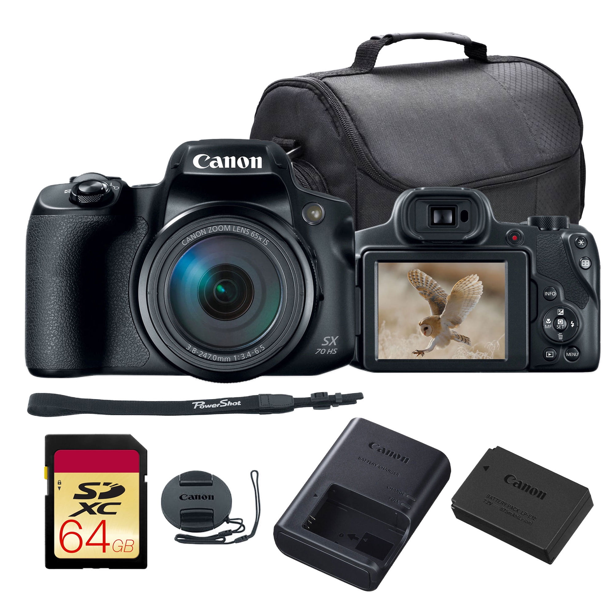 Canon PowerShot SX70 HS Point and Shoot Digital Camera with Wi-Fi