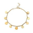 thumbnail image 2 of Fiudx Tobillera de Moda, Diseño de Colgante de Lentejuelas En Capas, Elegantes Cadenas de Aleación, Toque Étnico Único, Accesorio de Verano, Perfecto para Fiestas o Uso Diario, Ideal para Mujeres y C, 2 of 6