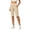 Beige, variant on SOFTCCLO Running Shorts for Women High Waist Slim Yoga Shorts Solid 5 Inch with Pockets Womens Shorts Army Green L