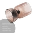 thumbnail image 2 of Home Decor Collection Translucent Amber Glass LED Tabletop Accent Light with Timer, 2 of 8