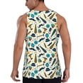 thumbnail image 3 of Fotbe Fathers day Pattern Men's Quick Dry Workout Tank Top Gym Muscle Tee Fitness Bodybuilding Sleeveless T Shirt Breathable Workout Shirt-4X-Large, 3 of 9