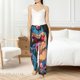 thumbnail image 4 of Balery Blue Dinosaur Pantalones de pijama para mujer, pijamas ultraligeros, pantalones de estar por casa-3X-Large, 4 of 6