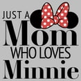 thumbnail image 2 of Womens Minnie Mouse Just a Mom T Shirt, 2 of 3
