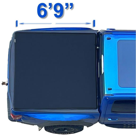 Mamoru Soft Roll Up 6'9" Truck Bed Cover Compatible for 2020-2025 Chevrolet Silverado / GMC Sierra 2500HD 3500HD Vinyl Tonneau Cover | Fleetside