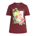 thumbnail image 5 of Strawberry Shortcake Women's Christmas Graphic Tee with Short Sleeves, Size XXS-XXL, 5 of 5