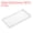 White, variant on Uxcell 3Pack 4" x 8" Small White Mini Tray Plastic Rectangular Wooden Serving Trays White