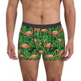 thumbnail image 1 of Balery Flamingo Calzoncillos bóxer para hombre, ropa interior de algodón suave y transpirable con cinturilla de nailon-X-Large, 1 of 5