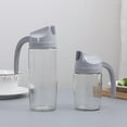 thumbnail image 3 of Dispensador automático de aceite, vinagre y aceite de vidrio a prueba de polvo para Gris-630ml, 3 of 9