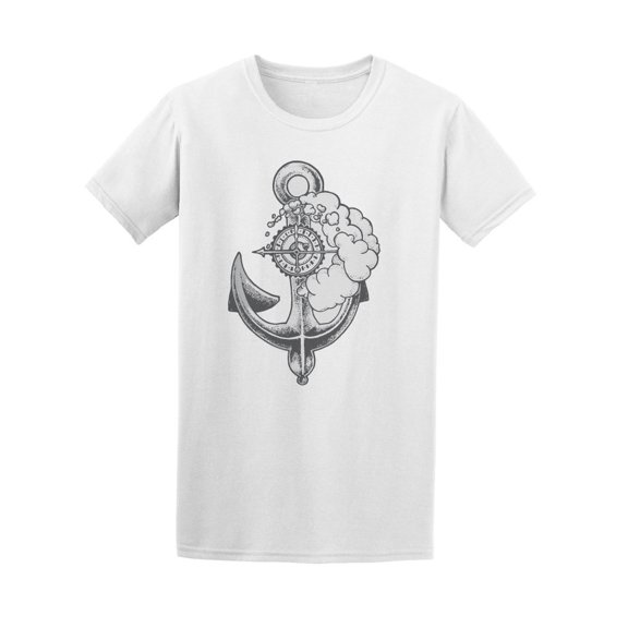 Sea Objects Anchor Ocean Tee Men's -Image by Shutterstock