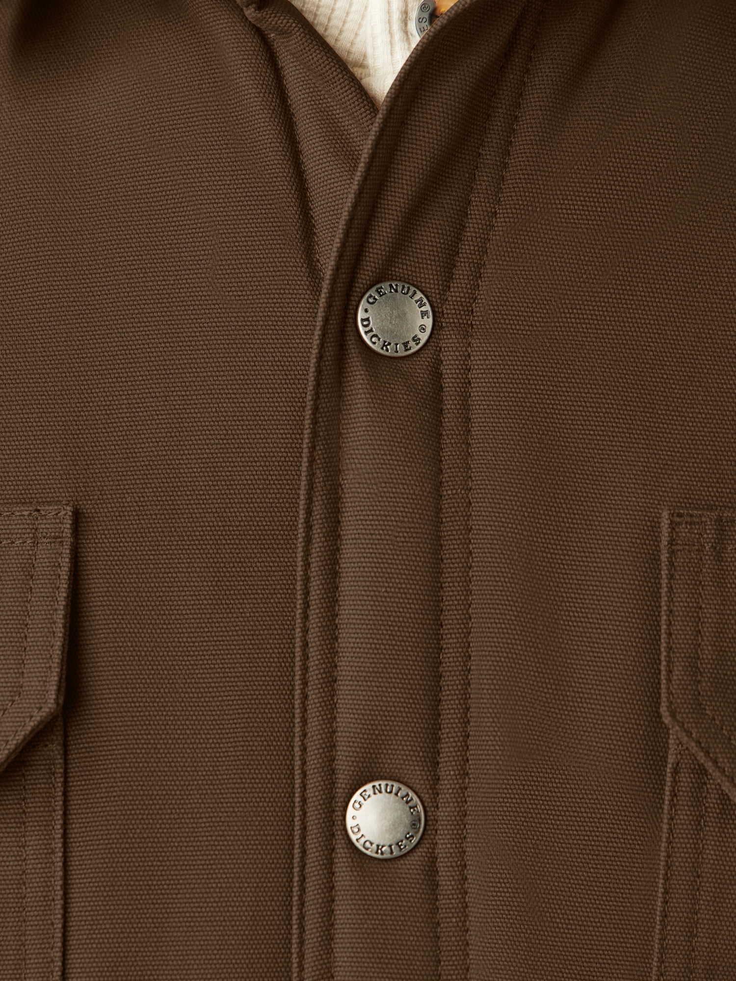 Genuine Dickies Men's Canvas Quilted Shirt Jacket