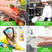 Konex Wooden VegeBrush - Vegetable Brush Scrubber, Produce Brush for Cleaning Fruits and Vegetables, Veggie Scrubber, Potato Scrubber (1 Pack)
