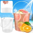 thumbnail image 2 of EIMELI 10Pcs Seaux à Cocktails en Plastique Seaux à Boissons Transparents avec Poignée Réutilisable Seau à Smoothie Seaux à Rhum Multifonctions pour les Fêtes Cocktails Bière, 2 of 9