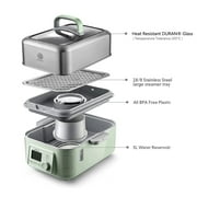 BUYDEEM G563-A501 10 qt 2-Tier Electric Food Steamer