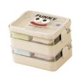 thumbnail image 3 of Bunblic Building Blocks Storage Box Toys Storage Bin with Latching Portable Organizer Case Sundries Container for Office Supplies 5 Layers, 3 of 8
