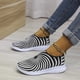 thumbnail image 5 of Moda para mujer, tela elástica, zapatos deportivos informales de talla grande para mujer, zapatos voladores ligeros Wmkox8yii  shalkjhdk1956, 5 of 9