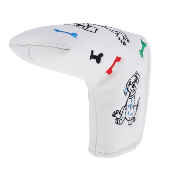 Paquete de 2-5 Sharpla cabeza de putter de golf de piel sintética impermeables color 2 piezas