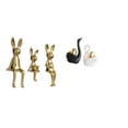 thumbnail image 1 of Escultura de figura,Estatua sentada Figura Escultura Adorno,estatua de cisne,Estatuas y figuras de cisnes de cerámica modernas Esculturas,Escultura de animales Decoración centro de mesa, 1 of 8