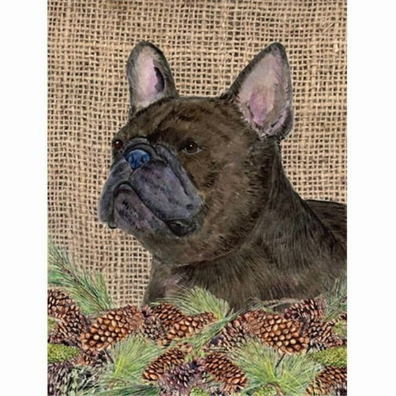 French Bulldog Flag Canvas House Size