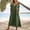 Army Green#06, variant on Summer Dresses for Women Cotton Linen Short Sleeve V Neck Maxi Dresses Womens Casual Solid Lightwieght Comfy Bohos Beach Vacation Sundress with Pocket