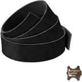 thumbnail image 4 of European Leather Work 8-9 oz. 3.2-3.6mm Vegetable Tanned Leather Belt Blanks Size: 3/4"x50"  Black Color  Full Grain Cowhide Leather Belt Straps/Strips for Tooling, Carving, Stamping, 4 of 7