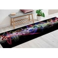 thumbnail image 2 of Musical Notes Rugs, Black Rug, Music Room Rug, Bridesmaid Gift, Entry Rug, Printed Rug, Black Rug, Gift For The Home, Step Rug, Luxury Rug, 5.2'x7.5' - 160x230 cm, 2 of 7