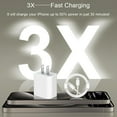 2Pack 20W PD Charger 6FT for iPhone 16series/15series 2 Pack 20W USB