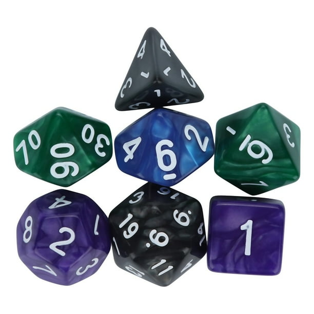 Toyfunny Dice For Trpg Game Dungeons Dragons Polyhedral D4 D Multi Sided Acrylic Dice Walmart Com Walmart Com