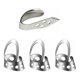 thumbnail image 2 of 4pcs thumb pick huewed ajustable thumb índice anillo dedo dedo medio plectrum, 2 of 5