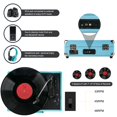 thumbnail image 4 of Tocadiscos VINILOS Bluetooth USB portátil retro de 3 velocidades, 4 of 6