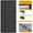Black, variant on Thermal Insulated Door Curtain, Size 31.5"x75", Upgraded Oxford Cloth Filled with Thicken Cotton, Insulation Cover Blanket for Winter/French/Patio/Sliding Glass Doors, Red