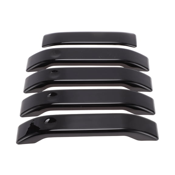 Unique Bargains Exterior Door Handle Cover Trim Front Left Front Right Rear Left Rear Right Tailgate Door Handle Cover for Ford F150 4 Doors 2004-2014 Black 1 Set