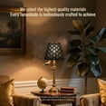 thumbnail image 5 of Metal Lamp Shade, AEELLEEA Barrel Mini Lampshade for Table Lamp and Wall Lamp Cover, 5X9X7in， Spider， bedside lamp shades, 5 of 8