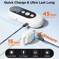 thumbnail image 6 of Dog Shock Collar, 3300ft Dog Training Collar with Remote, IPX7 Waterproof Rechargeable Sleek Modern Shock Collar with Beep, Vibration, Safety Shock, 8-120 lbs, 6 of 8