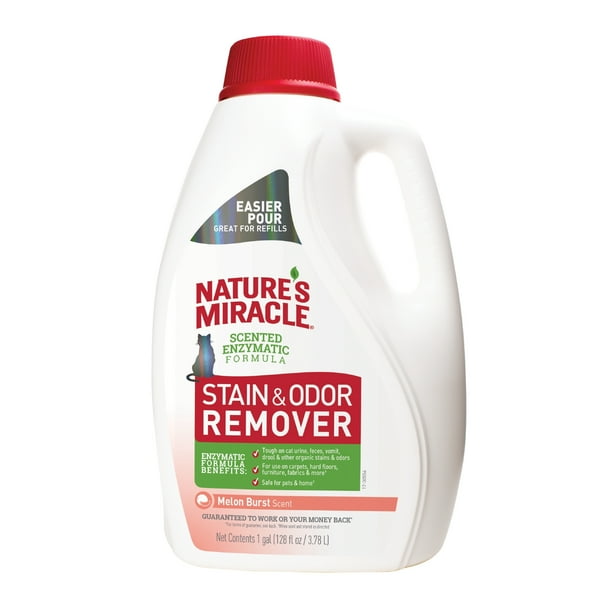 Nature's Miracle Cat Stain & Odor Remover for Cat Urine, Feces, Vomit