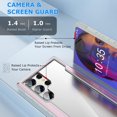 thumbnail image 4 of Compatible with Galaxy S23 Ultra Case, Heavy Duty Shockproof Military Drop Protection Slim Cases Phone Covers Clear for Samsung Galaxy S23 Ultra 5G 6.8 inches - Rose Gold, 4 of 12