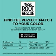 LOreal Paris Magic Root Rescue Permanent Hair Coloring, 3 Soft Black