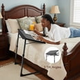 thumbnail image 2 of CHITOOMA Adjustable Folding TV Tray with 6 Heights and 3 Tilt Angles, Black, 2 of 7
