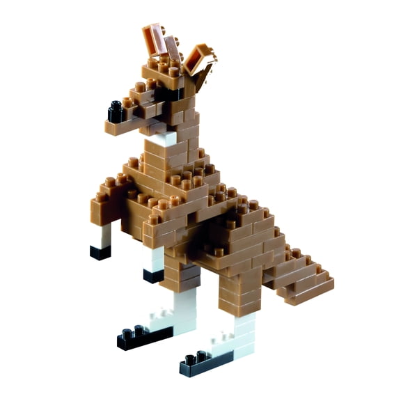 Brixies Brick Model KANGAROO 3-D Model Brick Building Kit