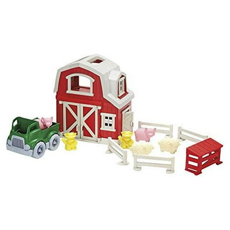 UPC: 0816409011581 | Green Toys Farm Playset 100% Recycled Plastic for Unisex Child Ages 2+