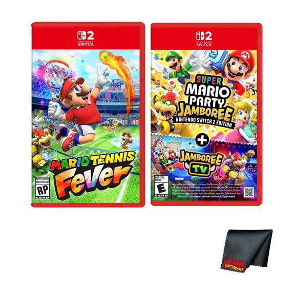Nintendo Mario Tennis Fever   Super Mario Party Jamboree – Switch 2 Game Bundle