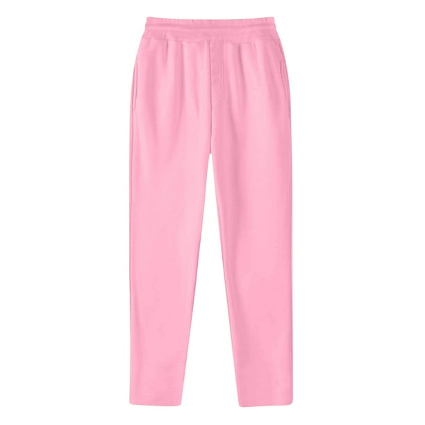 Pantalones largos de moda para hombre con cordón, cintura elástica, color sólido, pantalones casuales largos de chándal, pantalones para hombre