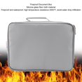 thumbnail image 3 of Fireproof Document Organizer, Fixed Buckle Fireproof File Storage Box 2000℉ Heat Insulated Portable  for Books Toys Crafts for Travel, 3 of 7
