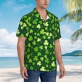 thumbnail image 5 of Disketp Hawaiian Shirts For Men,Happy St. Patrick'S Day Print Mens Casual Short Sleeve Button Down Shirts Beach Shirt, 5 of 8