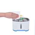 thumbnail image 3 of Fuente De Agua Desmontable Acero Inoxidable Rectángulo Superior Alimentador De Agua De Flor De Ángulo Redondo Con Dos Cabezas Monstrate PT001540-01, 3 of 6