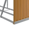thumbnail image 5 of vidaXL Log Holder Light Brown 300x45x100 cm Galvanised Steel, 5 of 5