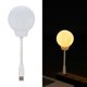 thumbnail image 4 of Luz de noche USB brillo táctil Control escritorio 3D impresión Lunar lámpara luz de de mitorio decoración bebé niñas Inserción Colco Luz de noche, 4 of 8