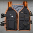 Milue Work Vest Tool Vest Multifunctional Vests Lightweight Jacket for