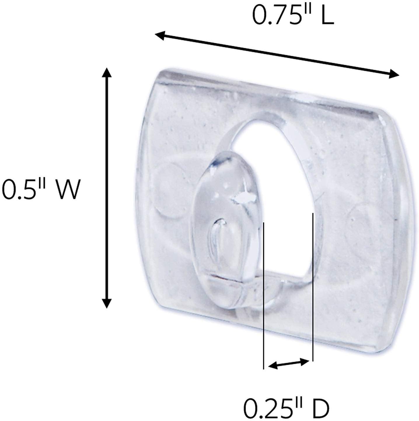 Command Decorating Clips, Clear, 20-Clip, 6-Pack