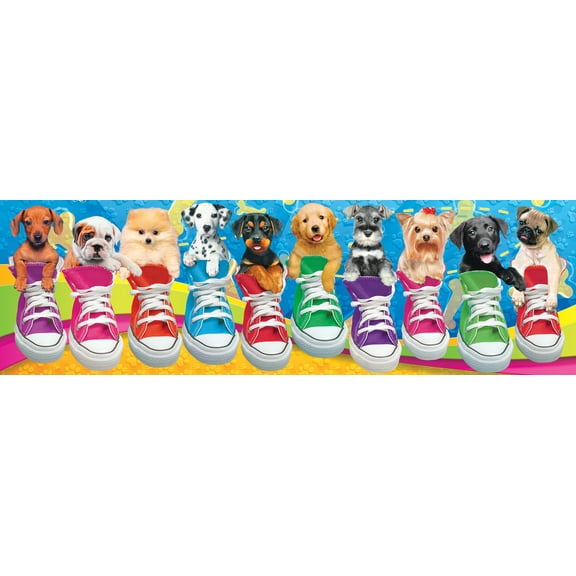 RoseArt Kodak 750 Piece Sneaky Pups All Stars Interlocking Jigsaw Puzzle