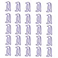 thumbnail image 1 of IMENGL Clearance! Paper Clips for Animal Shaped Paperclip Fun Paper Clips Assorted Colors Paperclip Coated Paper Clips Bookmark Clips Office Supplies for Document Organizing 20 Counts One Size Purpl, 1 of 7